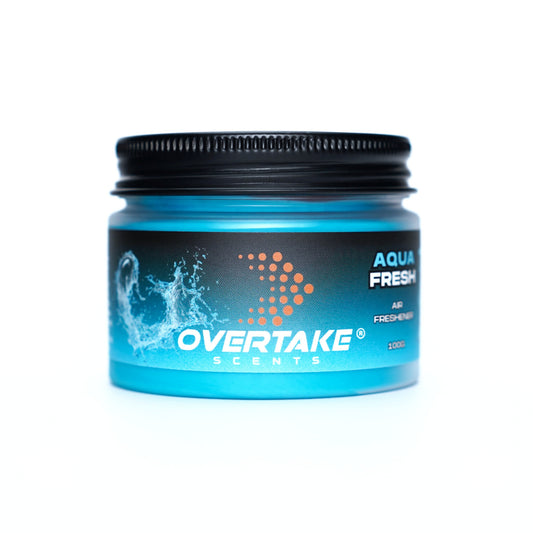 Aqua Fresh premium gel car air freshener — Overtake Scents, made in Melbourne