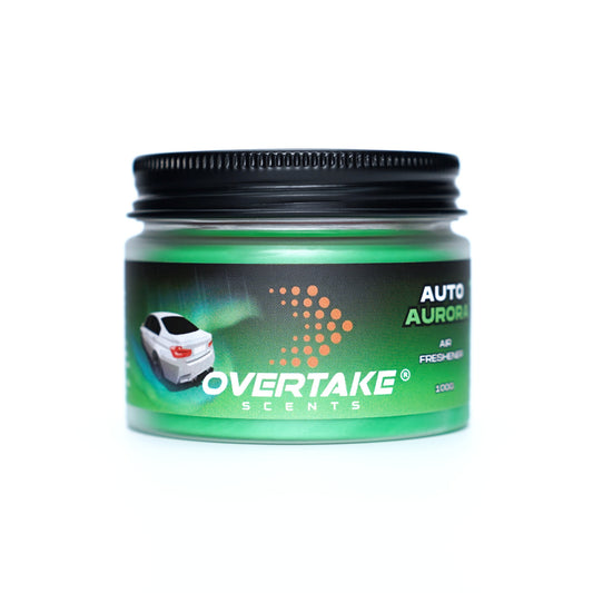 Auto Aurora premium gel car air freshener — Overtake Scents, made in Melbourne