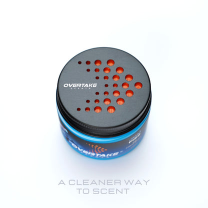 JDM Fizz gel car air freshener lid on with freshness seal — Overtake Scents
