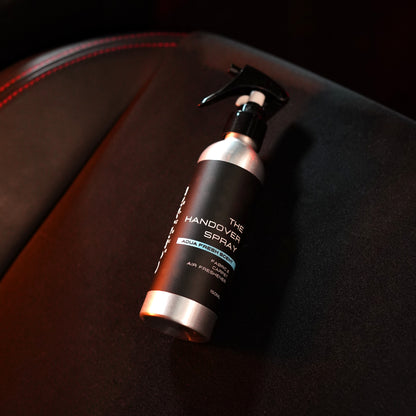 Overtake Handover Spray 150ml Aqua Fresh scent fabric and carpet car air freshener — made in Melbourne