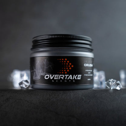 Black Crush gel car air freshener product shot — Overtake Scents