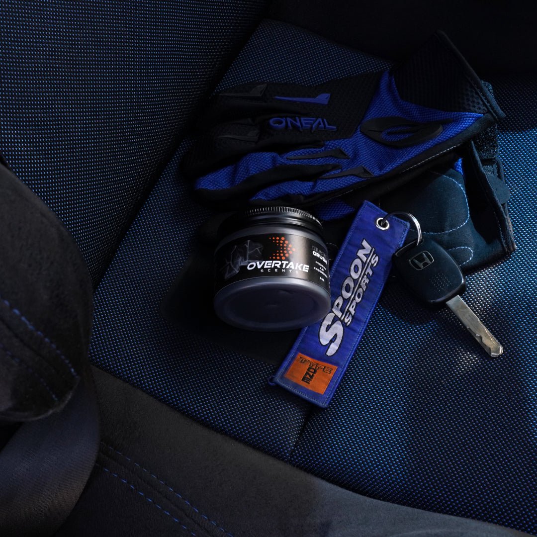 Black Crush gel car air freshener product shot — Overtake Scents