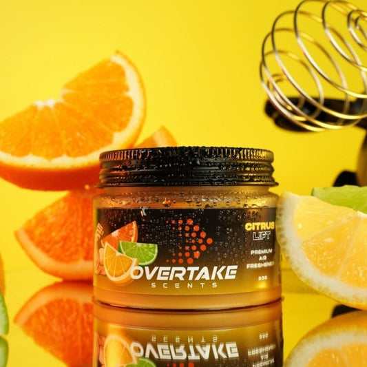 Citrus Lift gel car air freshener — Overtake Scents Melbourne