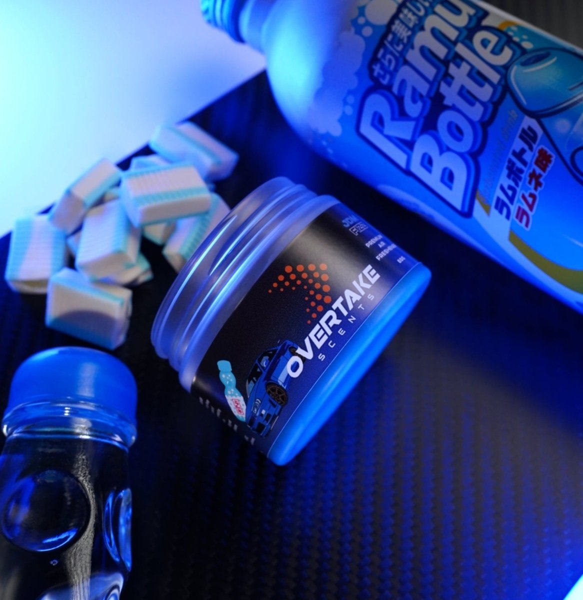 JDM Fizz gel car air freshener product shot — Overtake Scents Melbourne
